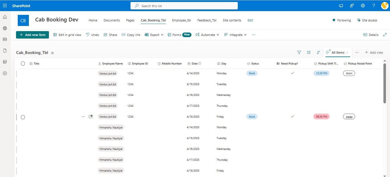 ExportSharepointToExcel